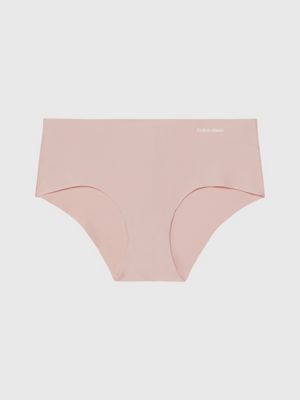 Calvin Klein Women's Ribbed Hipster Panty QD3924, Barely Pink, XL