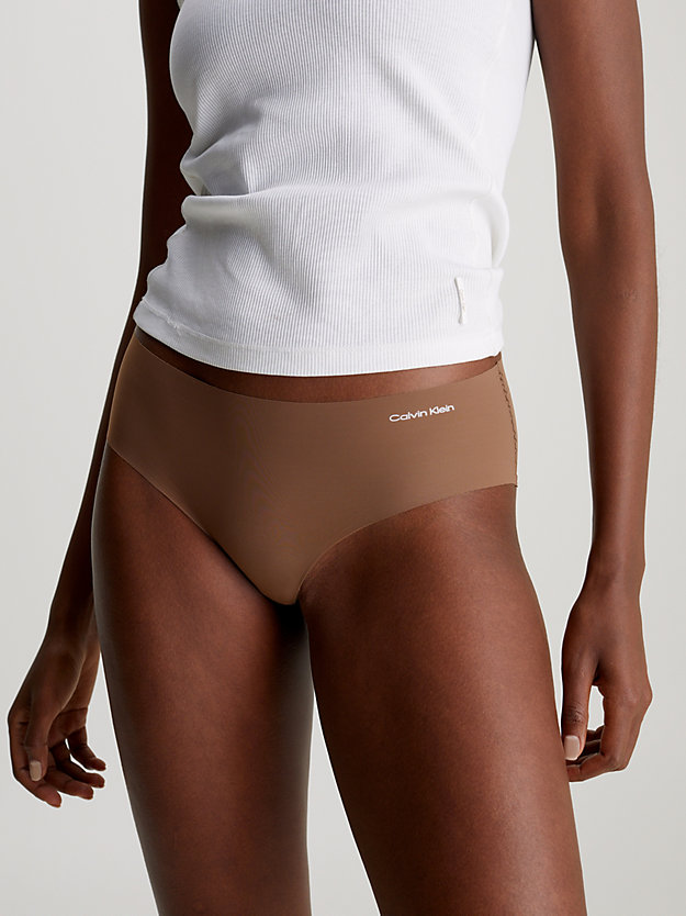 spiced plum hipster panty - invisibles for women calvin klein