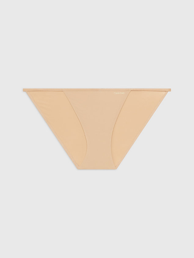 beige bikini briefs - ck sleek for women calvin klein