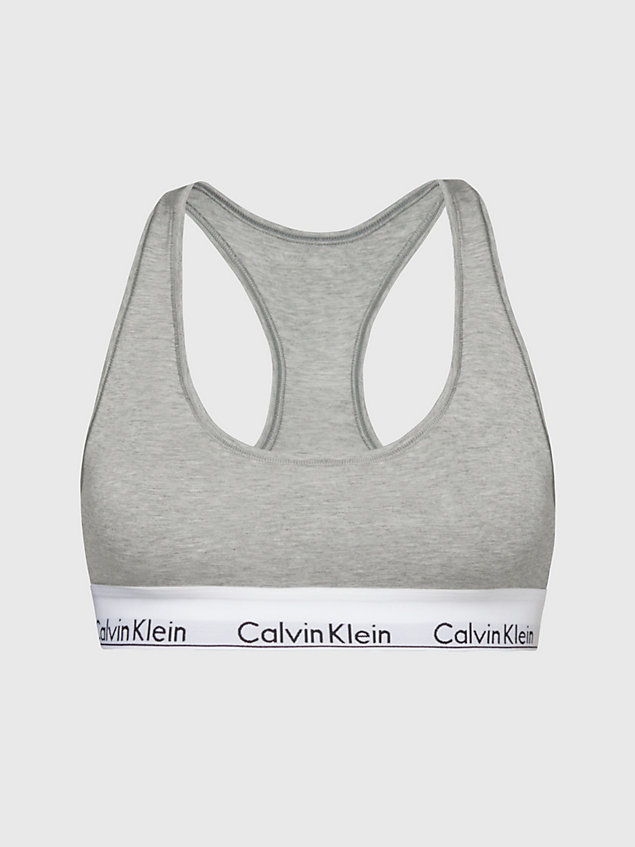 corpiño - modern cotton grey de mujeres calvin klein