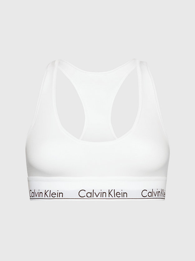 brassière - modern cotton white da donna calvin klein