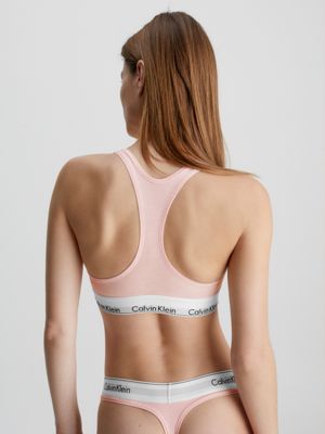 Calvin Klein Modern Cotton Bralette Pink F3785 - Free Shipping at