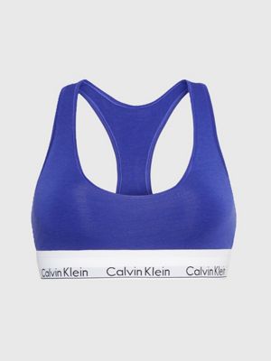 Calvin Klein Underwear Blue Solid Bra 2932283htm - Buy Calvin Klein  Underwear Blue Solid Bra 2932283htm online in India