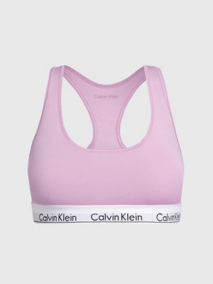 Calvin Klein Jeans MODERN COTTON BRALETTE LIFT Cinza - Entrega gratuita