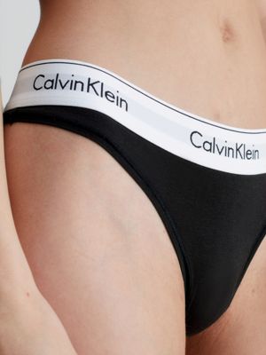 Calvin Klein Underwear MODERN - Stringit - black/musta 