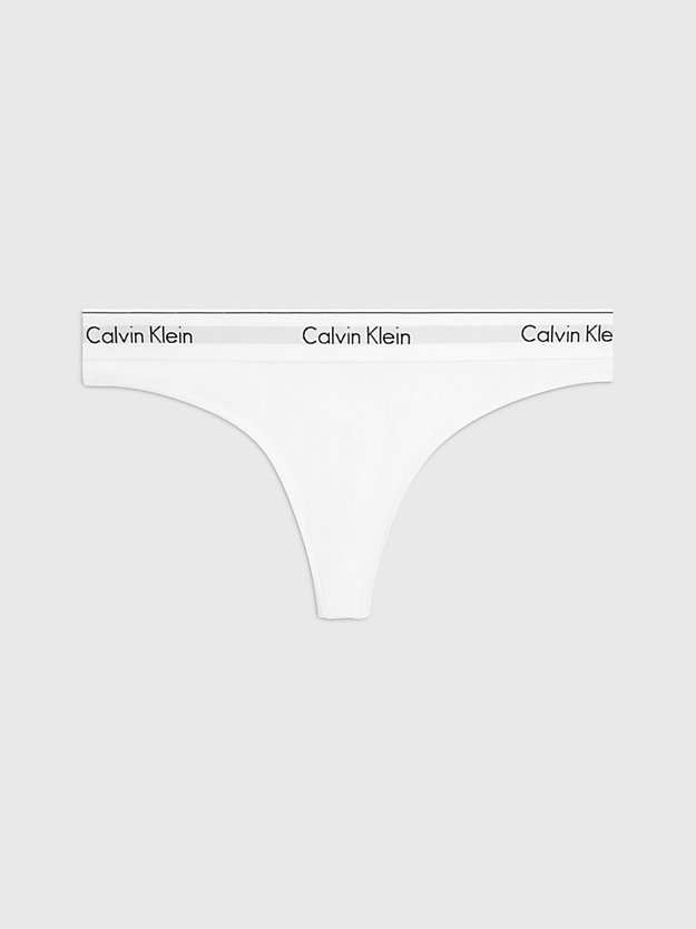 WHITE Stringi - Modern Cotton dla Kobiety CALVIN KLEIN