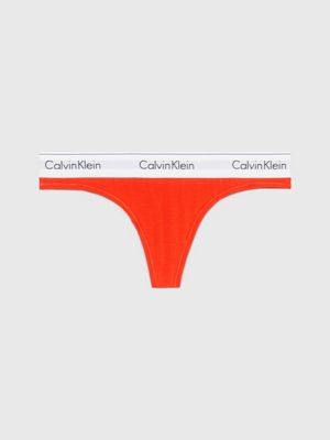 - Klein® Calvin Modern Thong Cotton 0000F3786E1TD |
