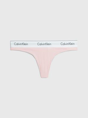 Calvin Klein Underwear Thong 'Nymphs' in Powder