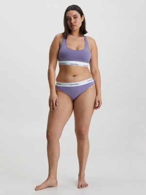 SPLASH OF GRAPE Thong - Modern Cotton for women CALVIN KLEIN