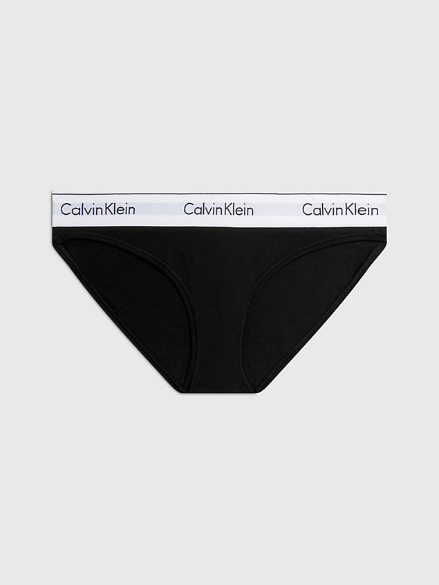 slip bikini - modern cotton black da donne calvin klein
