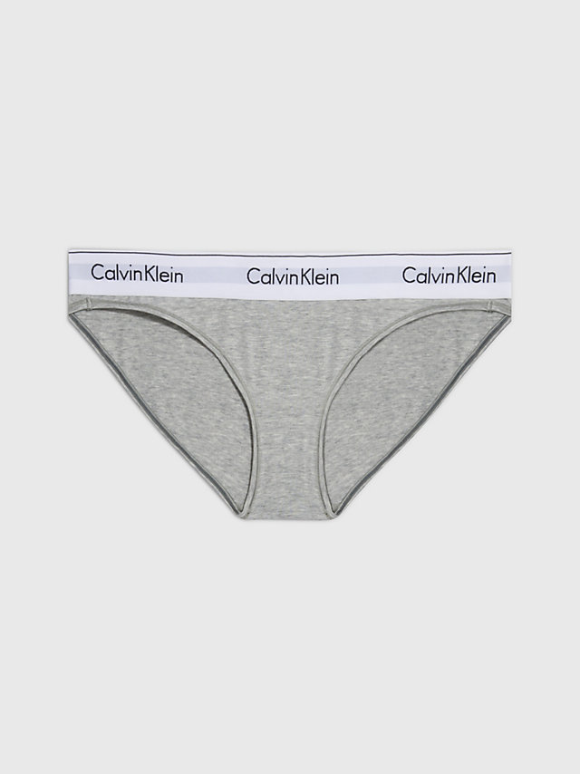 Grey Heather Bikini Briefs - Modern Cotton undefined women Calvin Klein