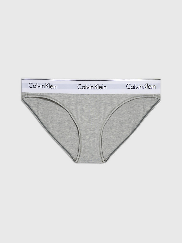culotte - modern cotton grey pour femmes calvin klein