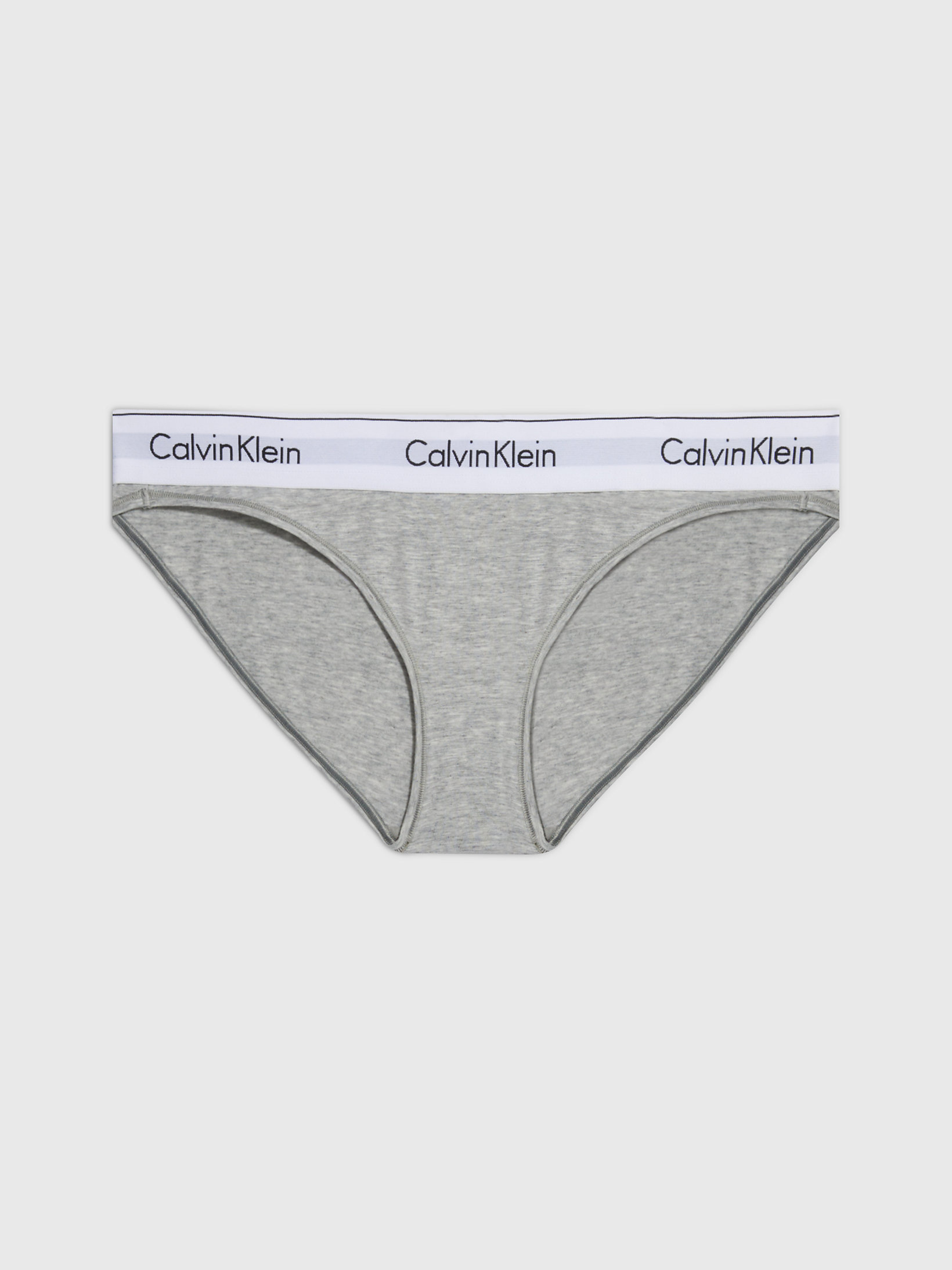 Grey Heather Bikini Brief - Modern Cotton undefined women Calvin Klein