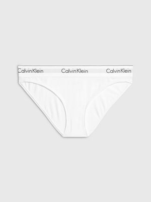 Calvin Klein Women's Modern Cotton Ribbed High Waist Bikini, Rib Knit  White, S : : Clothing, Shoes & Accessories