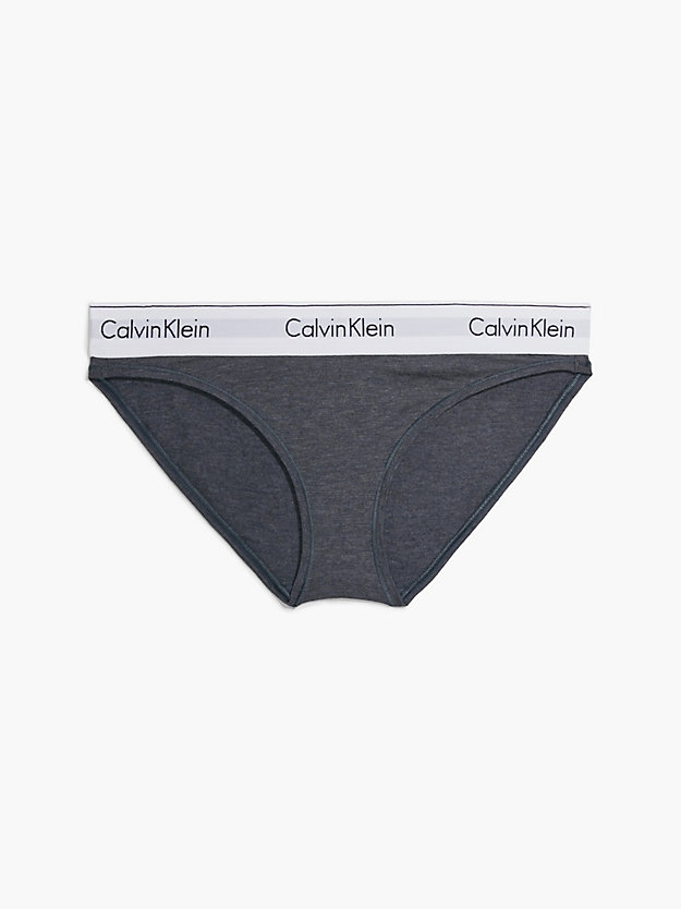 HEMISPHERE BLUE HEATHER Bikini Briefs - Modern Cotton for women CALVIN KLEIN