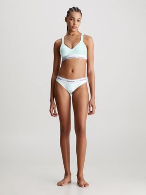 Buy Calvin Klein Green Modern Cotton Bikini Knickers from Next Ireland