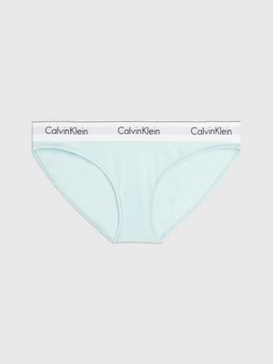 Slip Aus Meliertem Jersey Gris Calvin Klein Underwear - Damen