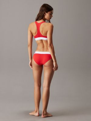 molten bikini briefs - icon cotton modal for women calvin klein