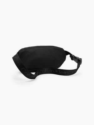 marsupio in poliestere riciclato black da unisex ck performance