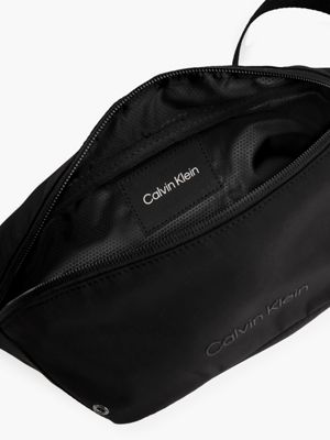 marsupio in poliestere riciclato black da unisex ck performance