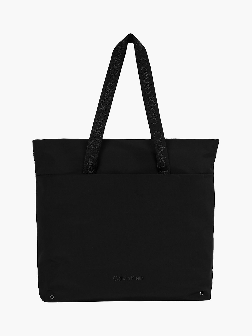 CK BLACK Recycled Polyester Tote Bag undefined unisex Calvin Klein
