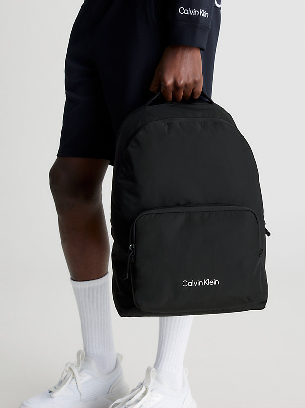 BLACK Recycled Backpack for unisex CK PERFORMANCE