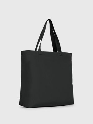 Plain black shopper discount bag