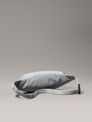 slate grey gym bum bag for adults gender inclusive ck sport