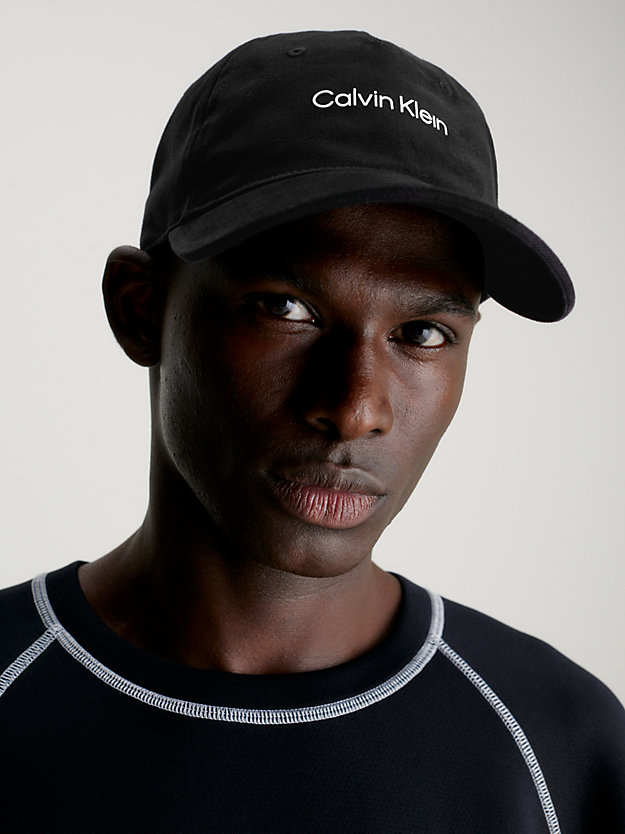 black beauty twill logo cap for unisex ck performance