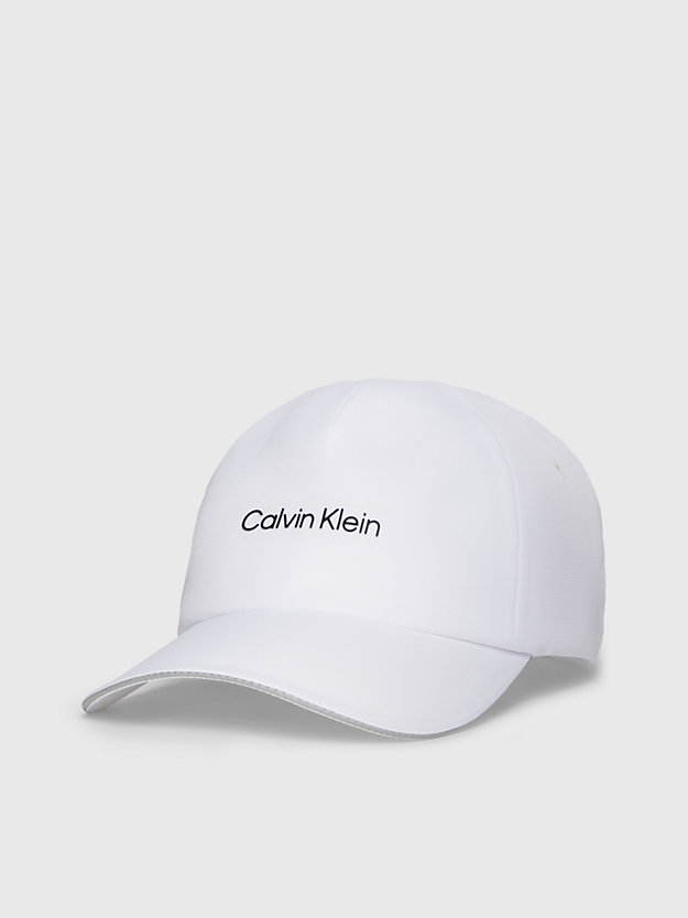 brilliant white logo cap for unisex 