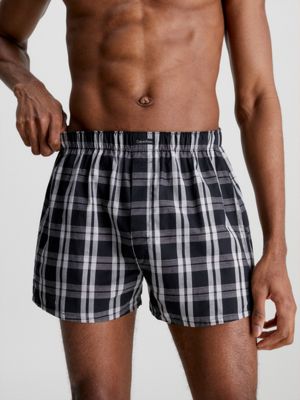 Calvin Klein Men's Cotton Classics 3-Pack Woven Boxer