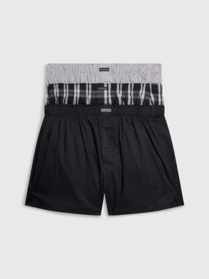 Dunnes Woven Cotton Boxer - Pack Of 3