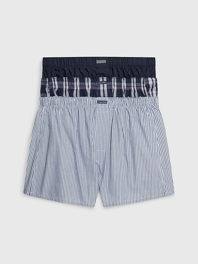 multi 3-pack boxer shorts voor heren - calvin klein