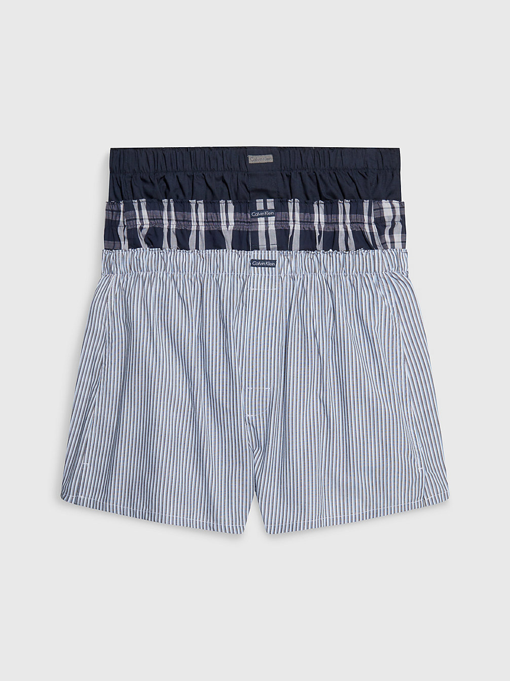 TIDE/MORGAN PLAID/MONTAGUE STRIPE > 3-Pack Boxer Shorts > undefined heren - Calvin Klein