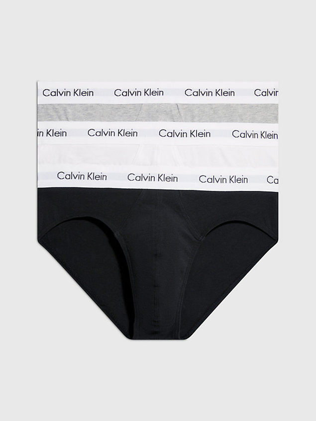 multi zestaw 3 par slipów - cotton stretch dla mężczyźni - calvin klein