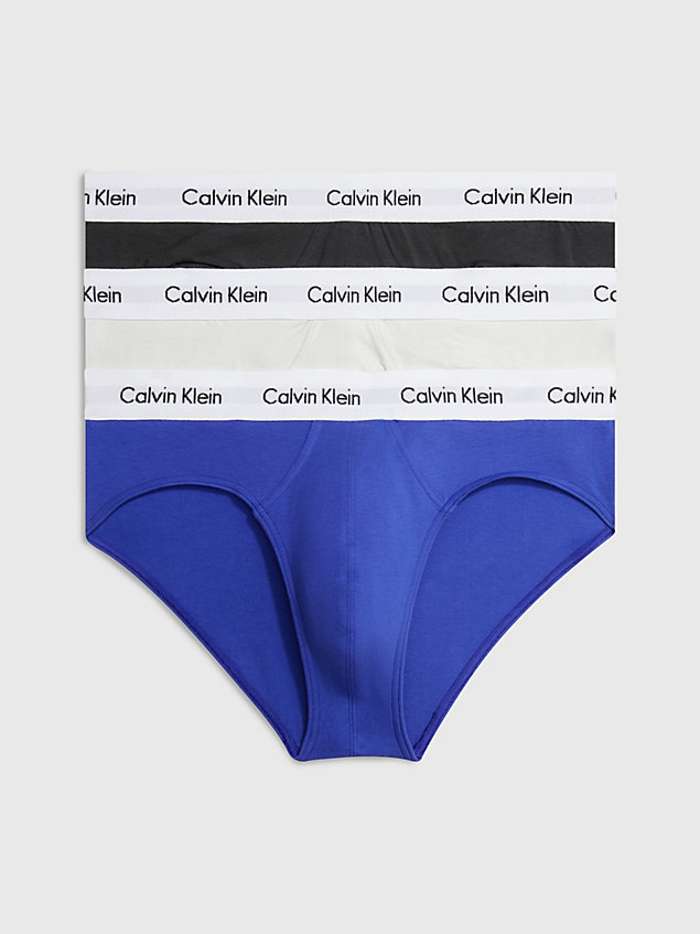  vprs gry w/ wt wb 3 pack briefs - cotton stretch for men calvin klein