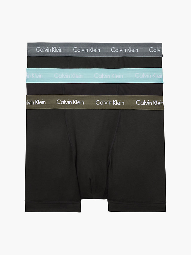 B-Sleek Grey/ Tourmaline/ Olive Wbs > 3er-Pack Shorts - Cotton Stretch > undefined Herren - Calvin Klein