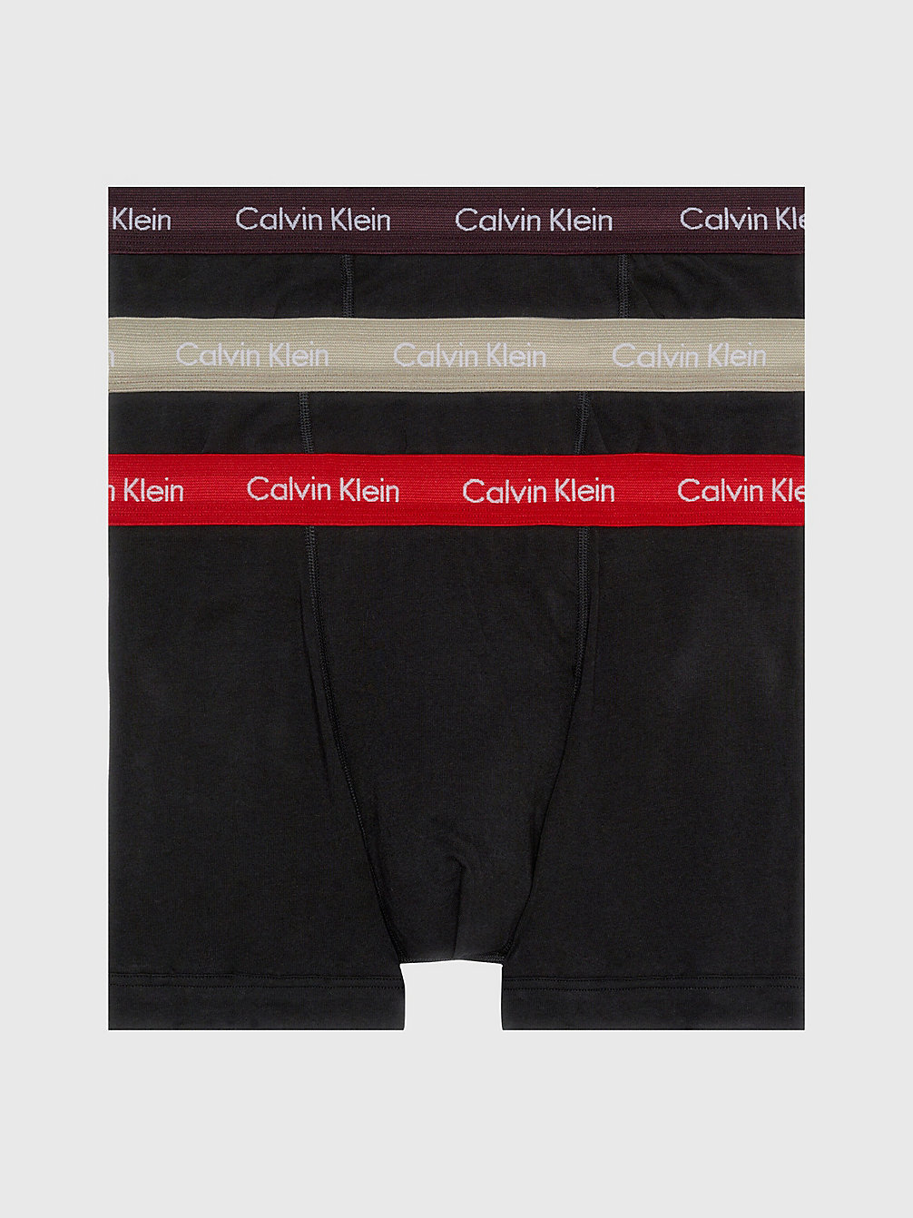B-PWR PLM, FUSC BRY, ELEMENT HTR WB Lot De 3 Boxers - Cotton Stretch undefined hommes Calvin Klein