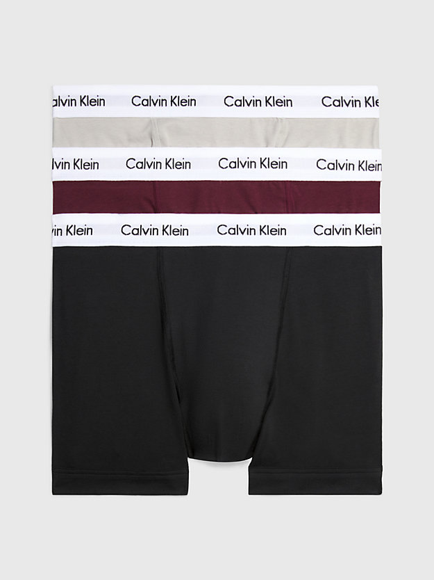 bl 3er-pack shorts - cotton stretch für herren - calvin klein