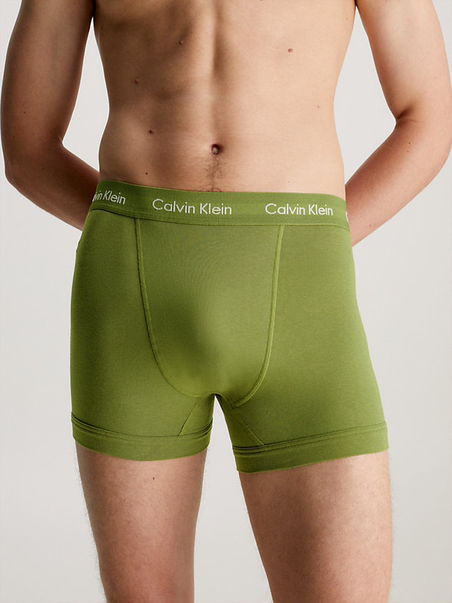  olv branch 3er-pack shorts - cotton stretch für herren - calvin klein