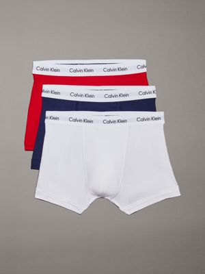 Mens 3 pack calvin hotsell klein cotton stretch trunks