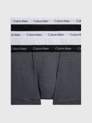 Calvin Klein Cotton Stretch Classic Fit Trunk 3-Pack BU2662 Black