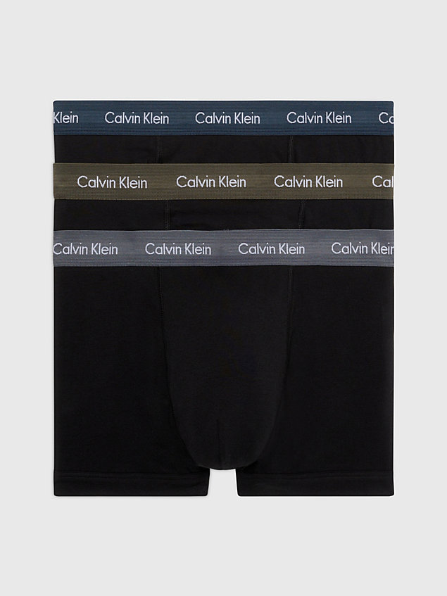  3 pack trunks - cotton stretch for men calvin klein