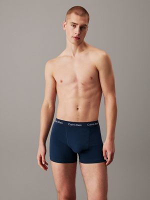  n stone 3 pack trunks - cotton stretch for men calvin klein