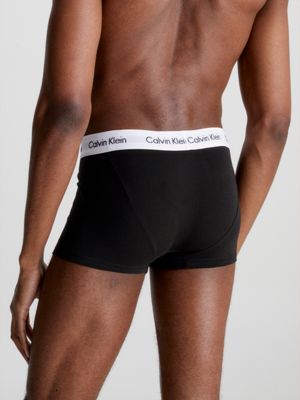 Calvin Klein Cotton Stretch Low Rise Trunk 3-Pack Black NU2664-001