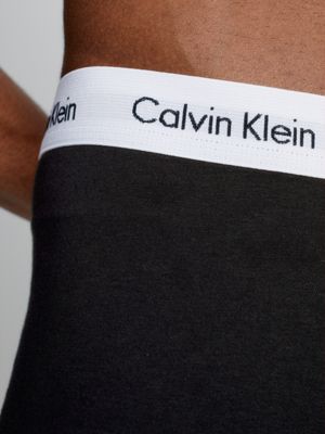 Calvin Klein Underwear Modern Cotton Stretch Naturals Low Rise Trunks  3-Pack (Black/Woodland/Sandalwood) Men's Underwear - ShopStyle Boxers