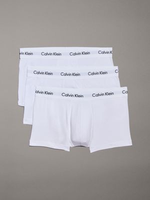 3 Pack Low Rise Trunks - Cotton Stretch Calvin Klein®