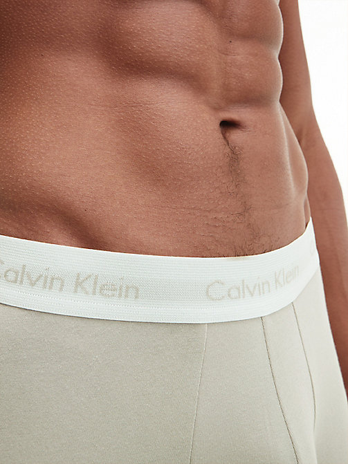 Cotton in het Wit voor heren Calvin Klein 3-pack Middelhoge Taille Heupshorts Heren Kleding voor voor Ondergoed voor Onderhemden en ondershirts 