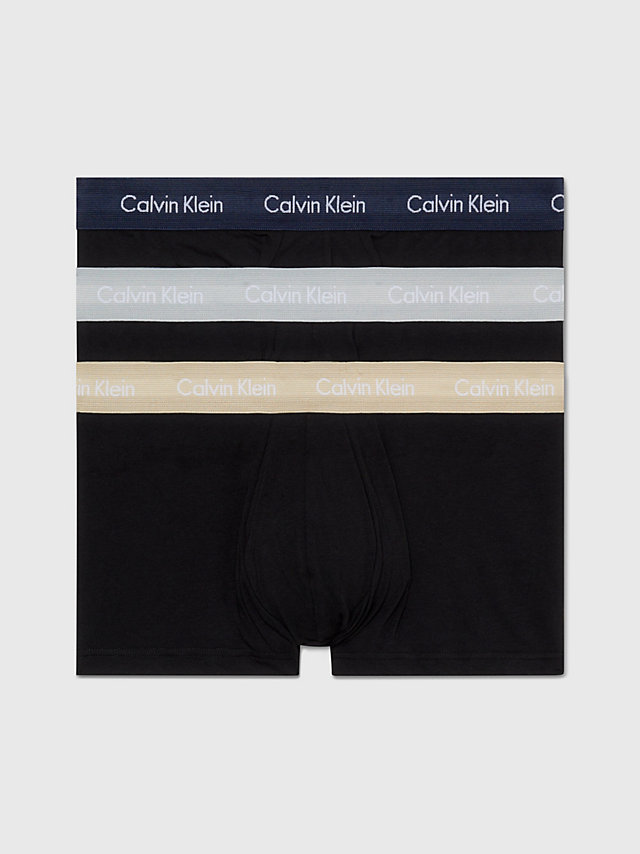 B-Shoreline/ Gry Hth/ Travertine Wb > 3er-Pack Hüft-Shorts - Cotton Stretch > undefined Herren - Calvin Klein