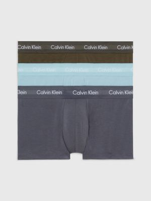 Men's Trunks Pack, Moisture-Wicking, Anti-Odor, Stretch Cotton, 3-Pack,  Script Allover Print